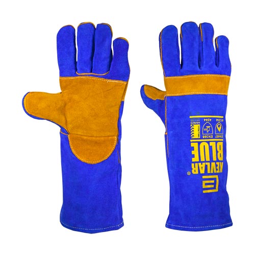 Kevlar Blue Welding Gloves
